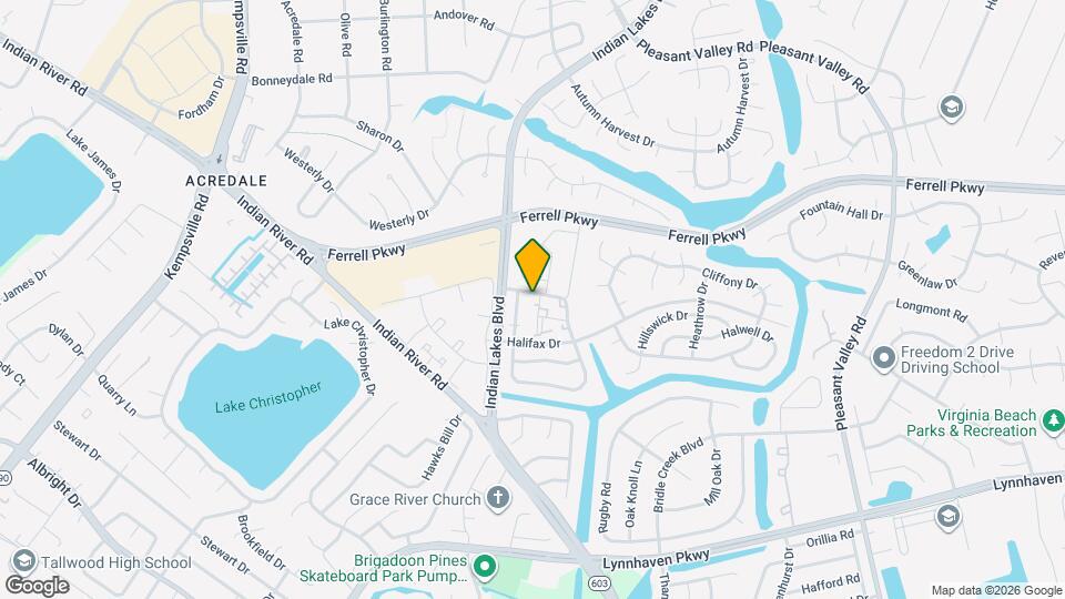 1407 Olivewood Ct Map and Location Details