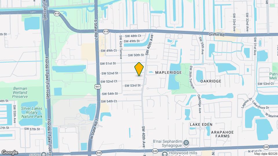 5229 SW 40th Ave Map and Location Details