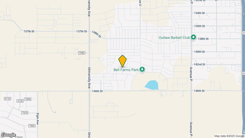 14208 Avenue V Mapa y Detalles de la Ubicación