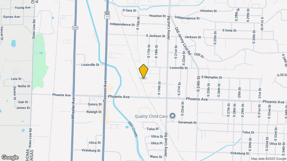 1615 Osage St Map and Location Details