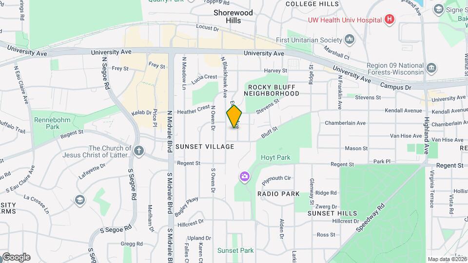 310 Eugenia Ave Mapa y Detalles de la Ubicación