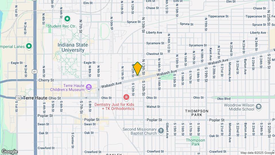 1216 Wabash Ave Mapa y Detalles de la Ubicación