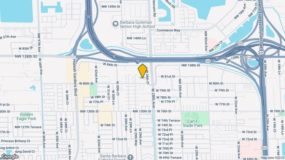 8000 W 28th Ct Mapa y Detalles de la Ubicación