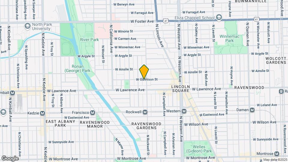 4828-4830 N Rockwell St Map and Location Details