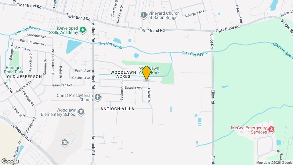 7622 Oneal Rd Map and Location Details