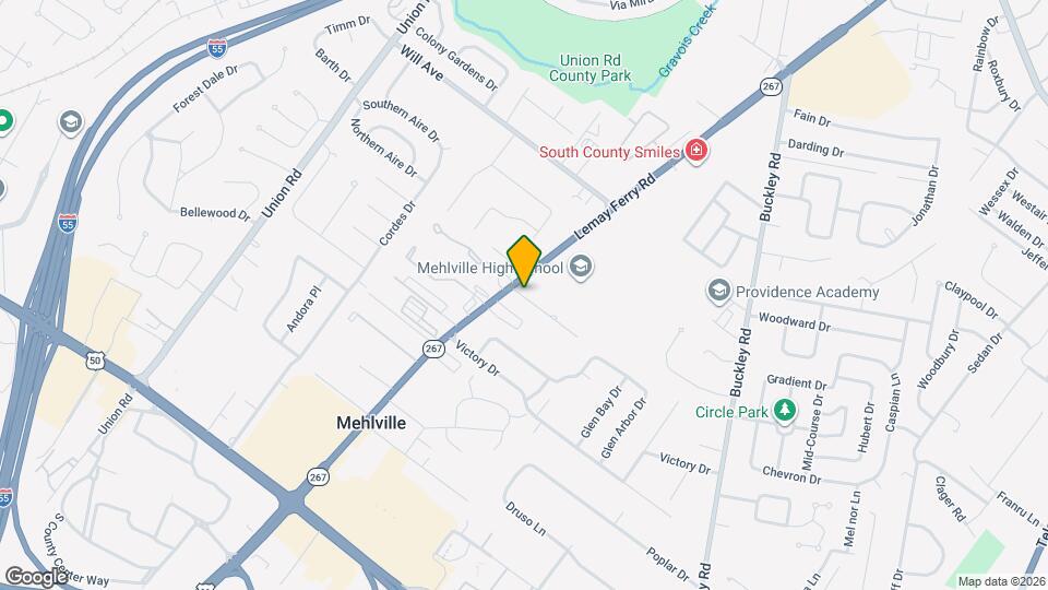 1285 Mehlview Ct, Unit 1283 Map and Location Details