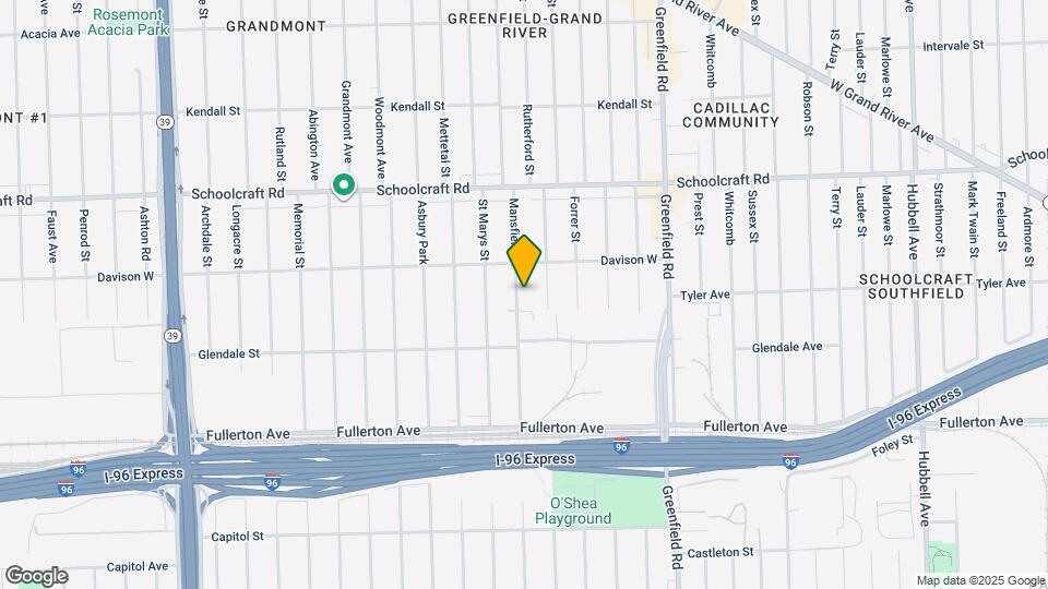 12908 Mansfield St Map and Location Details