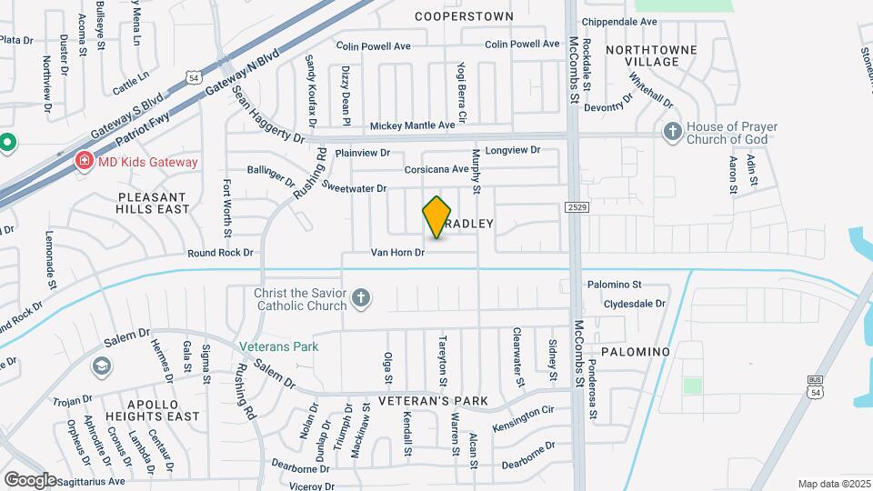 5609 Van Horn Dr Map and Location Details