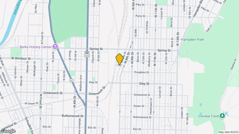 820 Nicolls St Map and Location Details