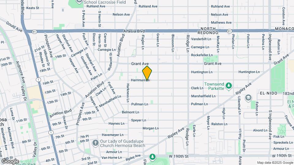 1904 Harriman Ln Map and Location Details