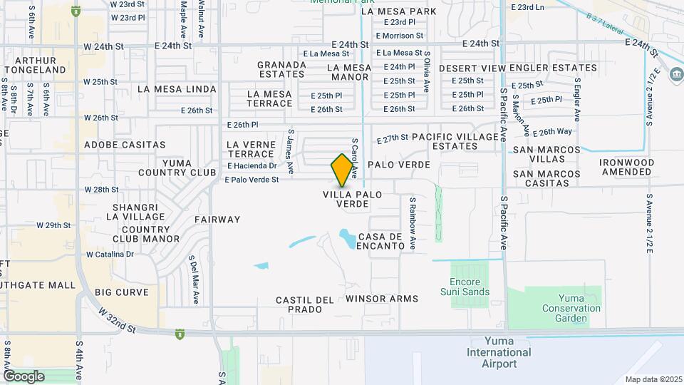 2901 S Palo Verde Ln Map and Location Details