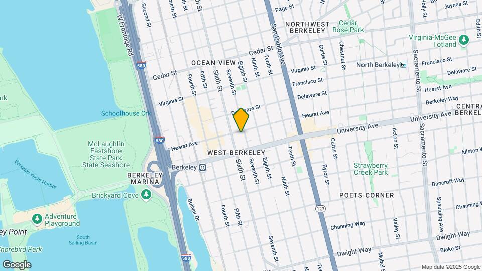 850 Hearst Ave Map and Location Details