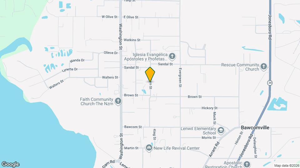 1226 Fern St Map and Location Details