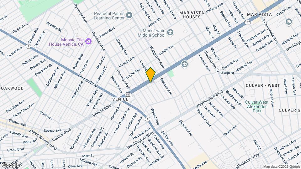 1410 Venice Blvd Map and Location Details