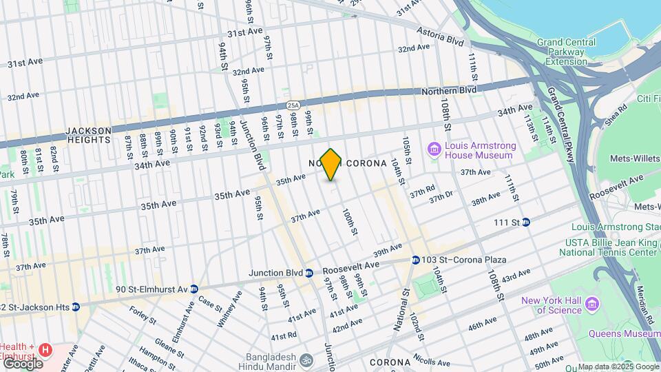 35-26 100th St Map and Location Details
