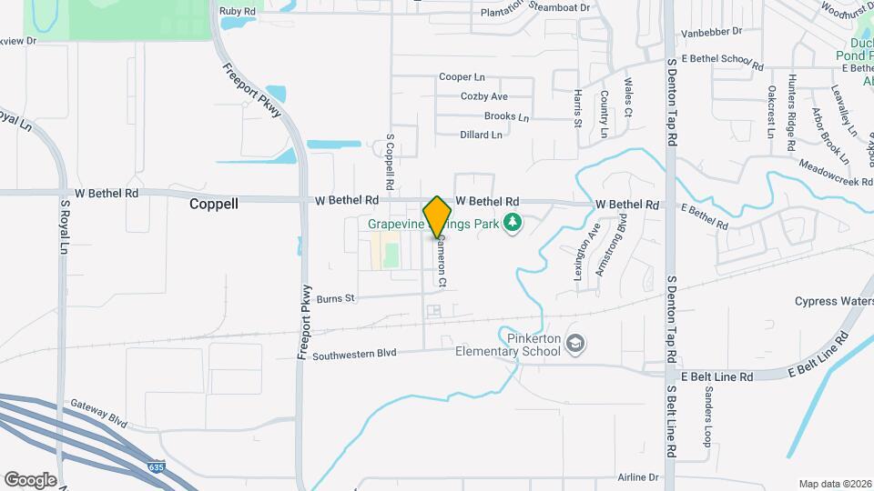 760 S Coppell Rd Map and Location Details