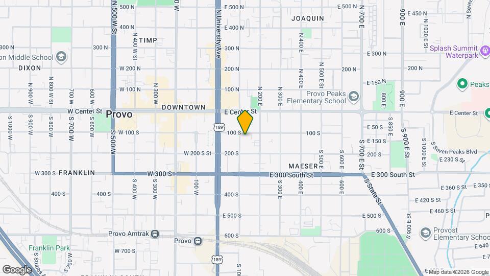 124 E 100 S St Map and Location Details