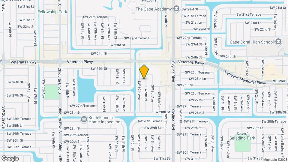 2532 SW 9th Pl Map and Location Details