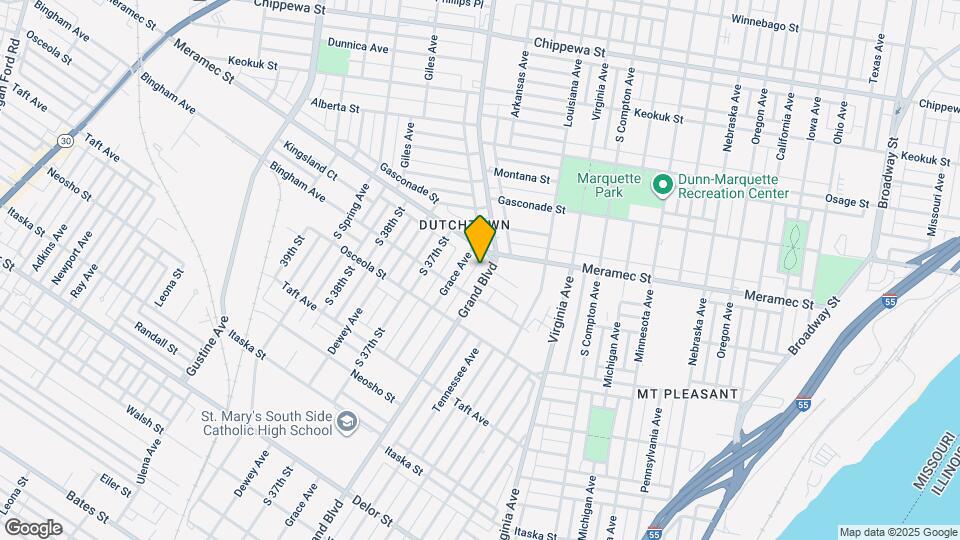 4217 S Grand Blvd Map and Location Details