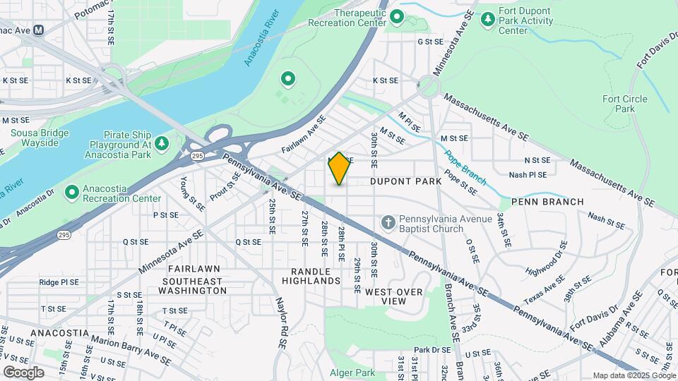 2814 O St SE Map and Location Details