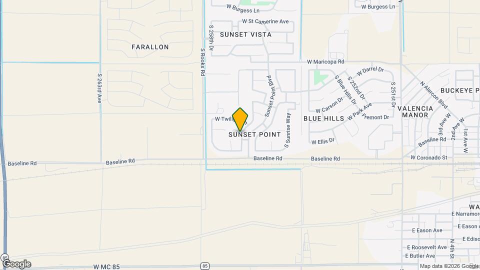 25727 W North Star Ct Map and Location Details