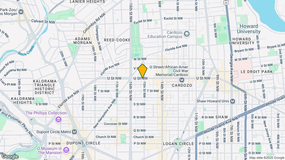 1936 15th St NW Map and Location Details