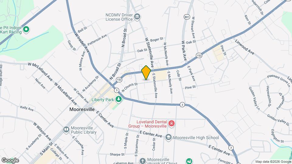 534 N Church St Map and Location Details