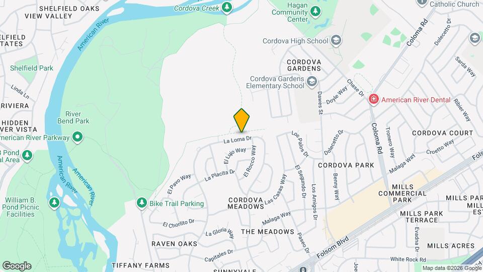 2365 La Loma Dr Mapa y Detalles de la Ubicación