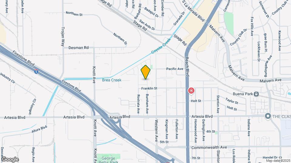 5685 Burnham Ave Map and Location Details
