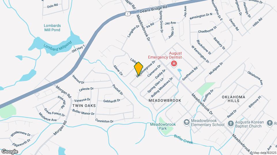 3630 Meadowgrove Dr Map and Location Details