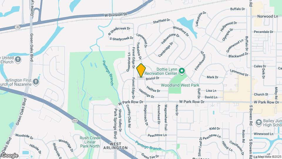 3603 Bristol Dr Map and Location Details
