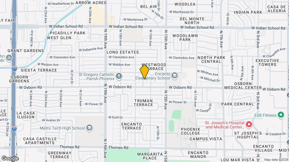 3413 N 16th Dr Mapa y Detalles de la Ubicación
