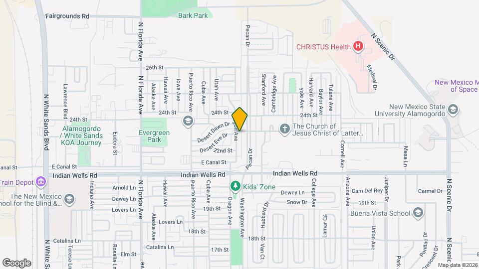 2212 Oregon Ave Map and Location Details