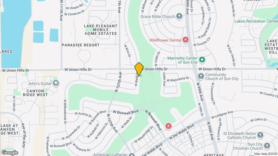 18413 N Welk Dr Map and Location Details