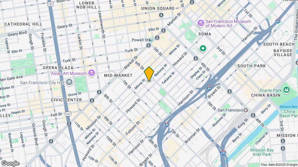 523-523 Natoma St Map and Location Details