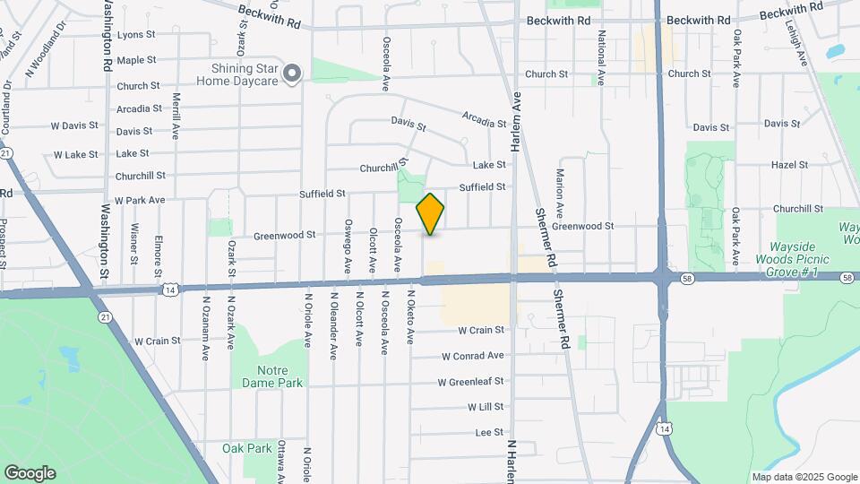 8837 Oketo Ave Map and Location Details