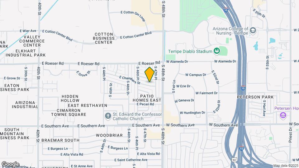 4708 E Chambers St Map and Location Details