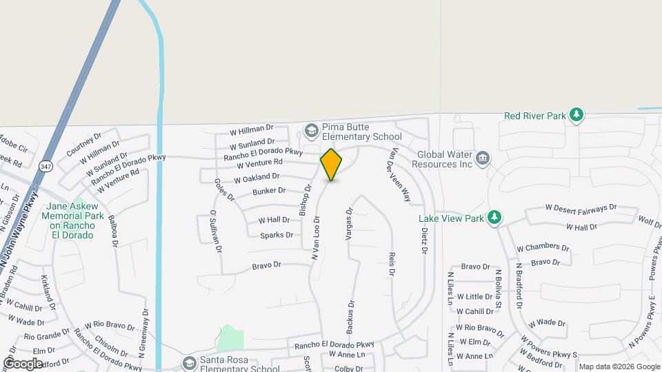 22427 N Van Loo Dr Map and Location Details