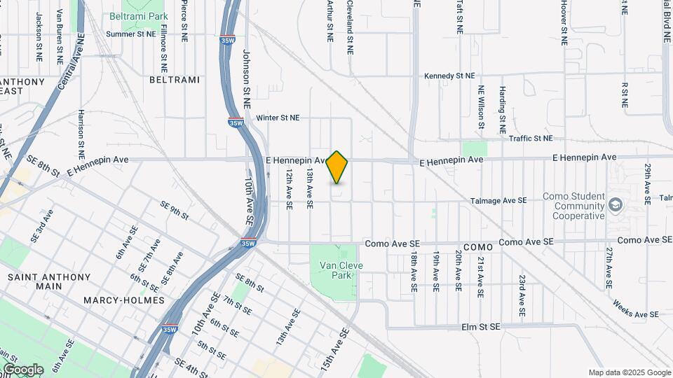 1076 14th Ave SE Map and Location Details