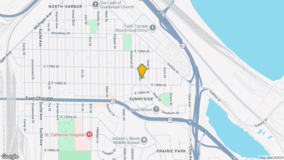 3931 Catalpa St Map and Location Details