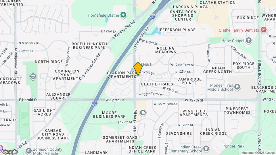 12518 S Locust St Map and Location Details