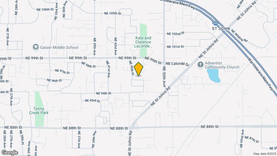 4604 NE 95th Way Map and Location Details