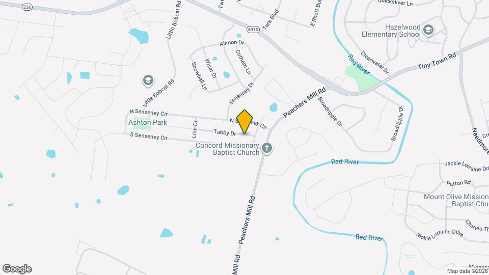 3208 Tabby Dr Map and Location Details