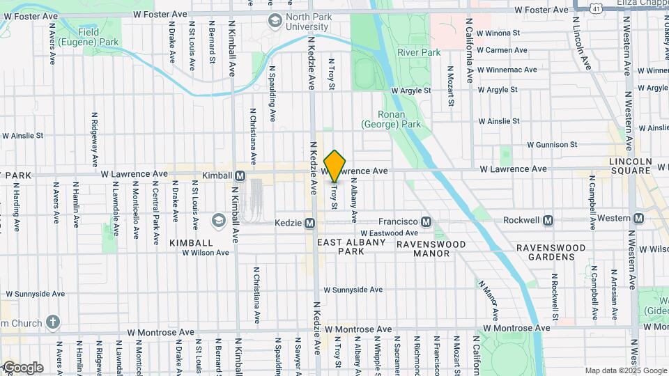 4747 N Troy St, Unit 3W Map and Location Details