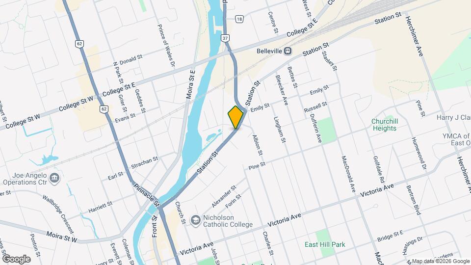 135 Station St, Unit 103 Map and Location Details