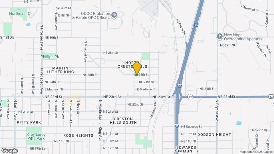 2208 NE 25th St Map and Location Details