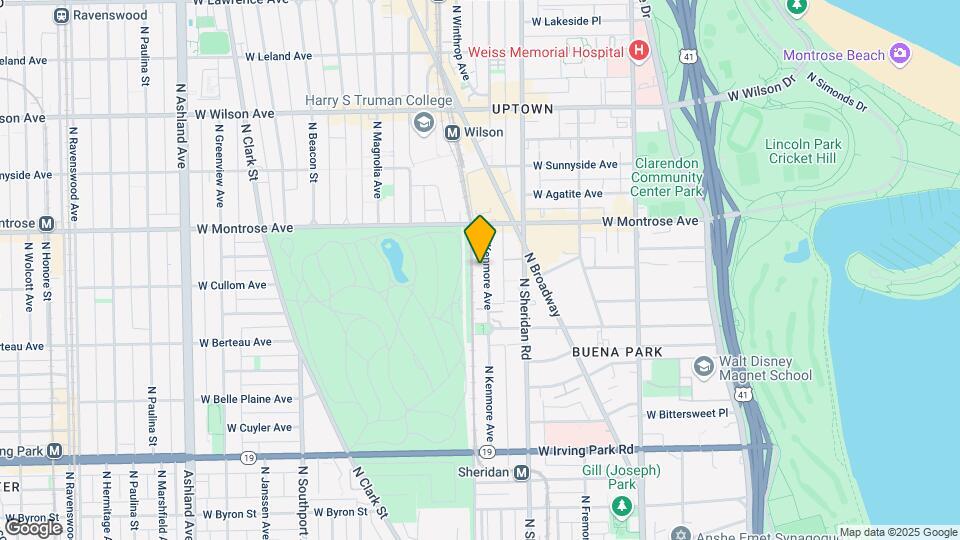 4312 N Kenmore Ave Mapa y Detalles de la Ubicación