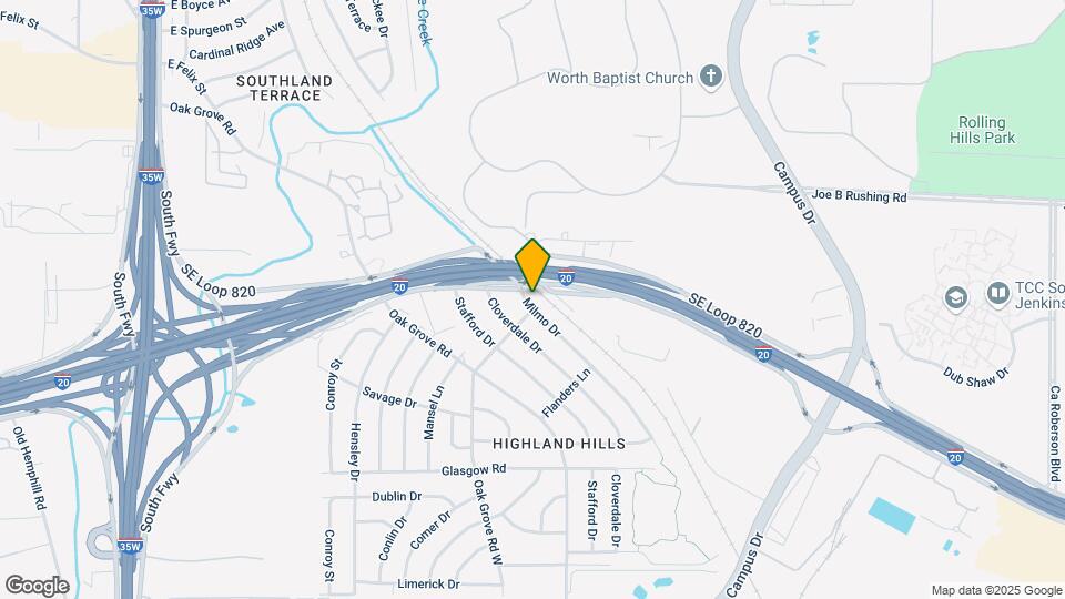 1305 Milmo Dr Map and Location Details