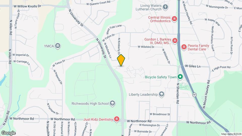 1304 W Jeth Ct Map and Location Details