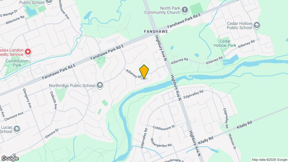 34 Benson Crescent Map and Location Details